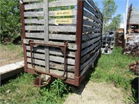 ROLLING METAL FRAMED CART