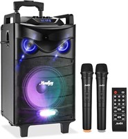 Moukey Karaoke Machine, PA System with 12" Woofer