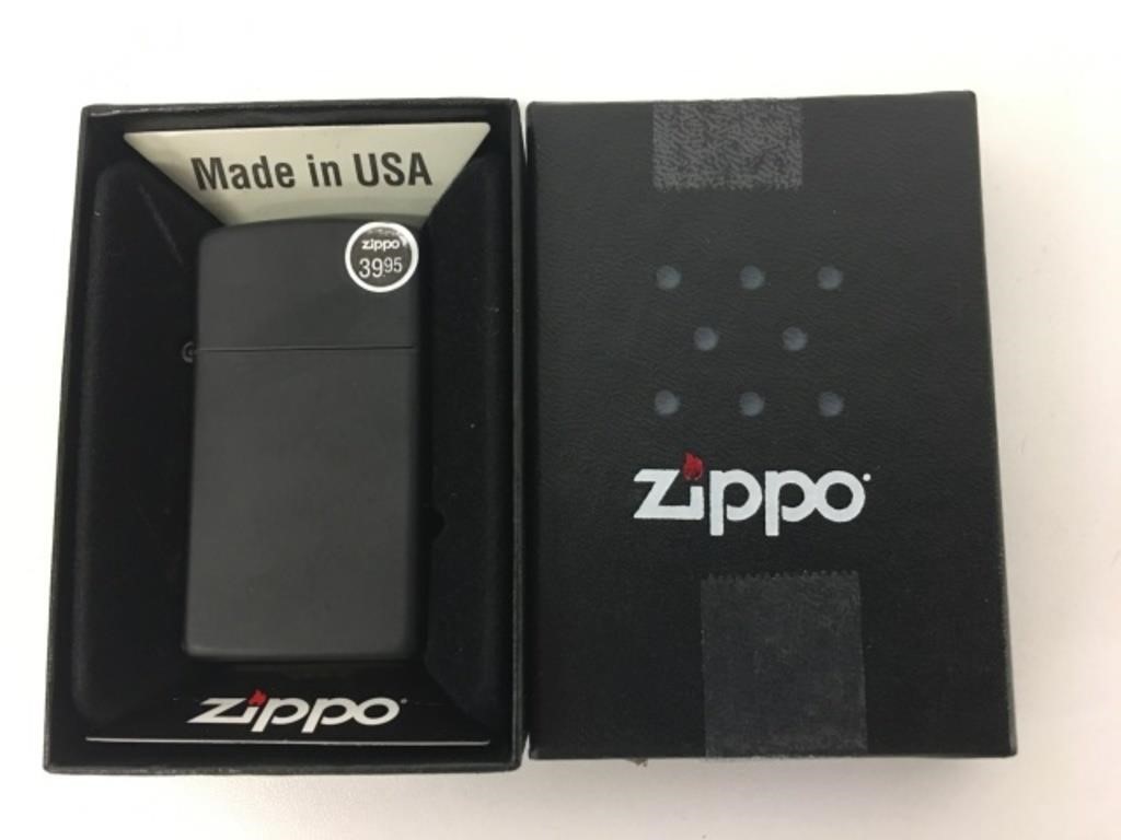 New Black Zippo Lighter