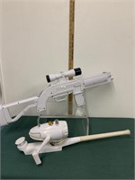 Wii Accessories-Rifle, Fishing Pole