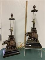 luxury Decorative Elephant Lamp Set
