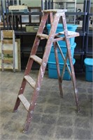 Vintage Wooden Step Ladder 5FT