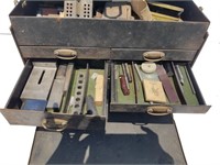 KENNEDY KITS MACHINIST CHEST WITH CONTENTS
