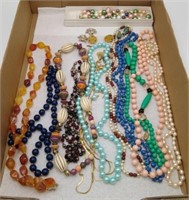 VTG costume jewelry necklaces  RETRO