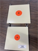 2 Heavy Iron Targets - 8" x 8" and 10" x 10"