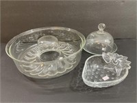 Lot of Baking & Decor Clear Glass