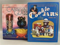 Lot of 2 Collector Books-Glass & Cookie Jars