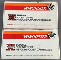 (2x) 50 Rnds Winchester Silvertip H.P. 9mm Luger