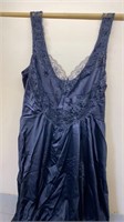 Vintage Sz 1X Vintage Nightgown Black Lace