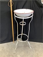 Metal Wash Stand, 30” T, NO SHIPPING