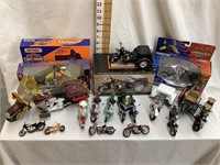 Modern Toy Motorcycles Collection, Some NIB,
