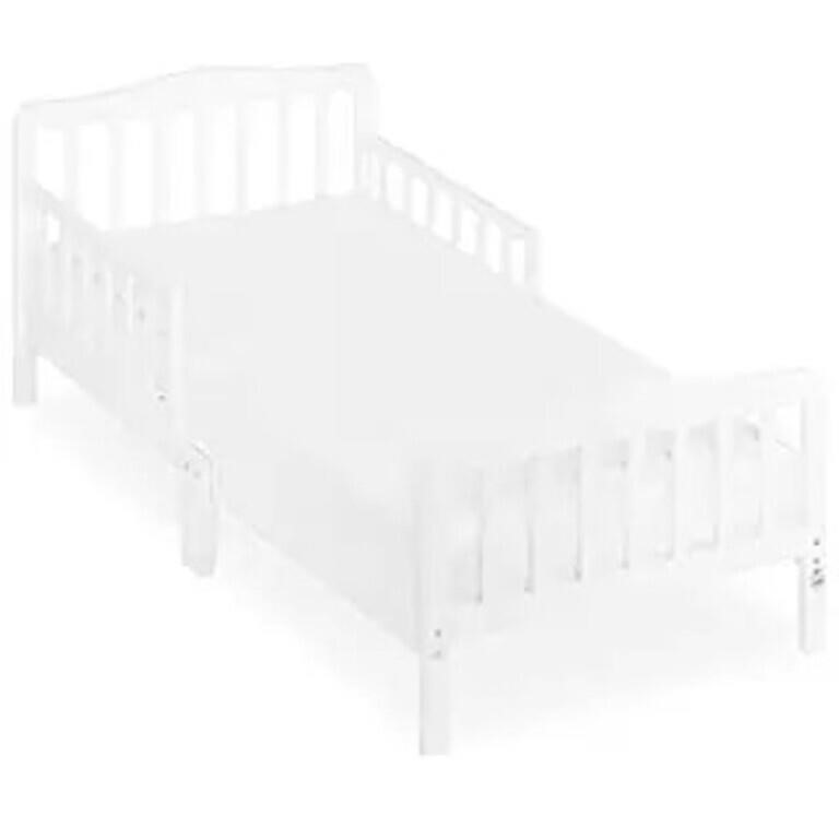 Dream On Me Classic Design Toddler Bed in White, G