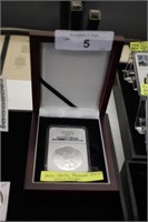 GRADED MS 69 2010 EARLY RELEASE 1 OZ SILVER EAGLE