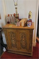 Liquor Cabinet & Contents