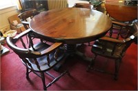 Wood Kitchen Table & Four Chairs