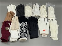 Vintage Lot of Female Gloves