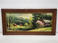 Early Framed Landscape Scene