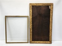 2 Early Guilded Picture Frames