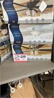 Five ceiling fans, and some spare parts