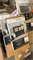 Cube/drawer storage dressers (two), TV stand