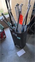 Shower rods, curtain rods, and miscellaneous rods