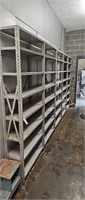 5- Eight Shelf Metal Storage Rack (1'x3')