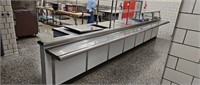 2- Tyson Metal Products 18' Food Service Counters