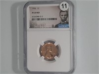 1956 Proof Lincoln wheat cent pf 69 Red  Dgs1011