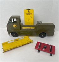 VTG NYLINT GUIDED MISSILE CARRIER DIECAST TOY