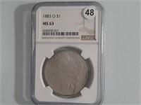 1883o Morgan Dollar MS63  Dgs1048