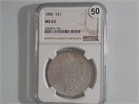 1886 Morgan Dollar MS63  Dgs1050