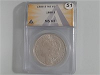 1888 Morgan Dollar MS63  Dgs1051
