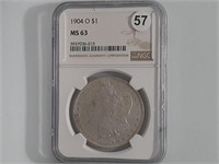 1904o Morgan Dollar Ms63  Dgs1057