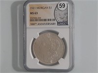 1921 Morgan Dollar Ms63  Dgs1059