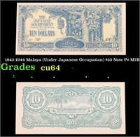 1942-1944 Malaya (Under Japanese Occupation) $10 N
