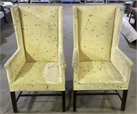 (E) Paint Splatter Chairs 45” tall