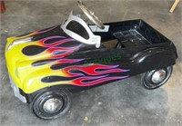 Instep reproduction metal pedal car with