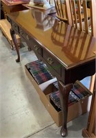 Solid wood sofa/foyer table with one long drawer