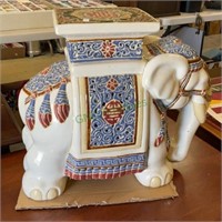 Beautiful vintage cloisonné ceramic elephant