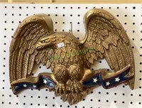Composite federal style eagle wall decorator