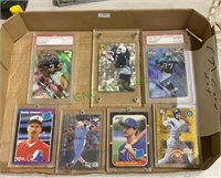 Sports cards - seven card lot includes Randy