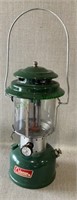 Vintage Coleman 220F lantern with Pyrex globe