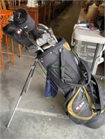 Nice complete set of Ram FX Gold golf clubs with