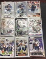 Sports cards - binder with approximately 125 NFL