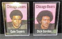 Sports cards - 1972 NFLPA fabric cards, Gale