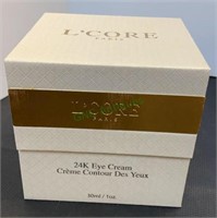 L’Core Paris 24k Eye Cream - 1 ounce.
