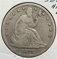 1877S Liberty Seated Half Dollar