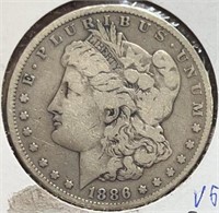 1886O Morgan Dollar