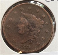 1835 Large Cent Head of 36