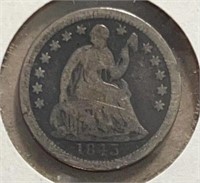 1843 Liberty Seated Half Dime